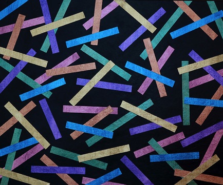 Glitter Band II
Acrylic on Canvas Board (Framed)
20" H x 24" W
2006
$350 Glitter Band II
Acrylic on Canvas Board (Framed)
20" H x 24" W
2006
$350