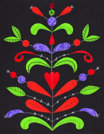Folk Art Floral
Mixed Media on Paper
11" H x 8.5" W
2022 Folk Art Floral
Mixed Media on Paper
11" H x 8.5" W
2022