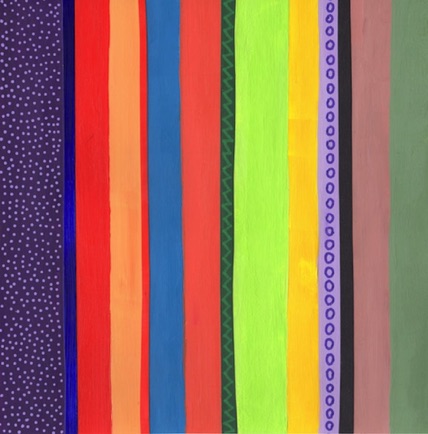 Stripes #2: Dots
Acrylic
8" H x 8" W
2020
$40