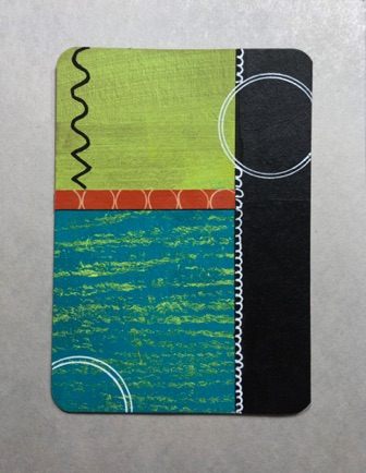 Postcard #10
Mixed Media on Cardboard
6" H x 4.25" W
2020 Postcard #10
Mixed Media on Cardboard
6" H x 4.25" W
2020