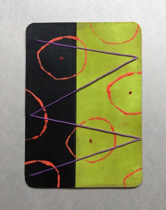 Postcard #16
Mixed Media on Cardboard
6" H x 4.25" W
2020 Postcard #16
Mixed Media on Cardboard
6" H x 4.25" W
2020