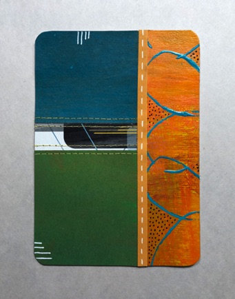 Postcard #17
Mixed Media on Cardboard
6" H x 4.25" W
2020 Postcard #17
Mixed Media on Cardboard
6" H x 4.25" W
2020