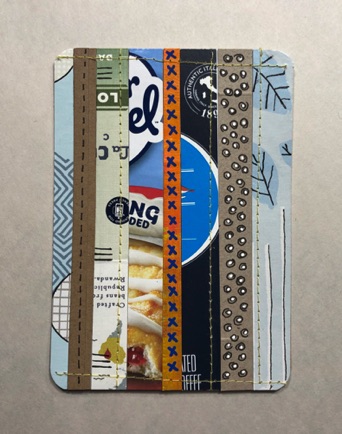 Postcard #19
Mixed Media on Cardboard
6" H x 4.25" W
2020