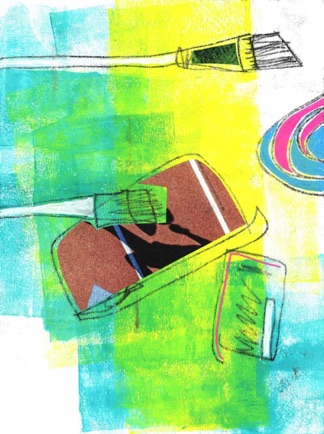 Studio Objects #8: Paint Brushes
Mixed Media on Paper
12" H x 9" W
2020 Studio Objects #8: Paint Brushes
Mixed Media on Paper
12" H x 9" W
2020