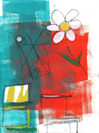 Studio Objects #9: Flower
Mixed Media on Paper
12" H x 9" W
2020